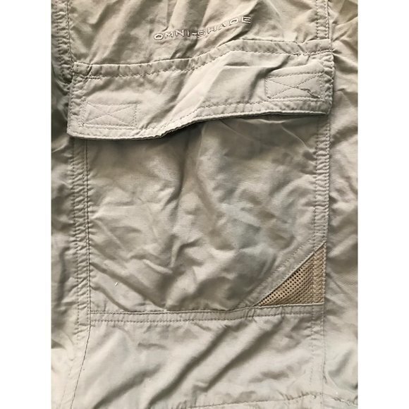 Columbia Mens XL‎ Tan Convertible Elastic Waist Pants omni-shade - Picture 3 of 10